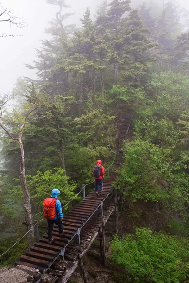 甲斐駒ヶ岳にて　Photo:Jeff Johnson