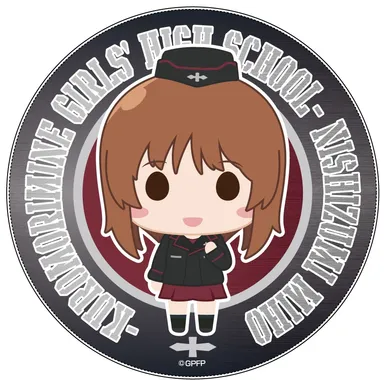 メタリックマグバッジ(仮称)　西住みほ