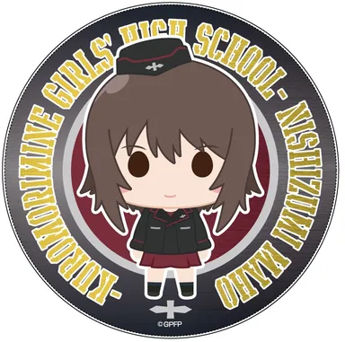 メタリックマグバッジ(仮称)　西住まほ