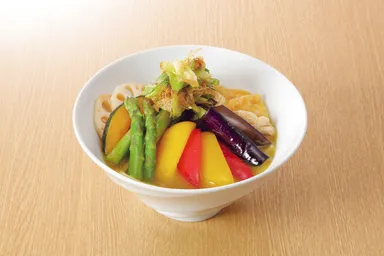 彩野菜のカレーうどん