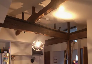 構造補強で開放感のある間取りが実現