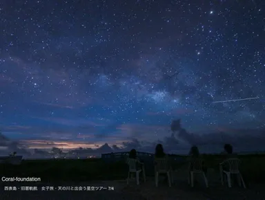 西表島 星空観賞ツアー国内で天の川や南十字星を見れるのは八重山だけ