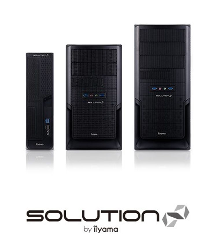 iiyama PC、「SOLUTION ∞（ソリューション 
インフィニティ）にてHDDのBTOカスタマイズ
オプションを強化！
