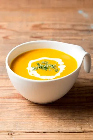 『万次郎かぼちゃポタージュ』(1)