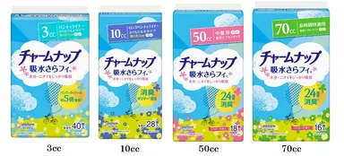 『チャームナップ 吸水さらフィ』シリーズ