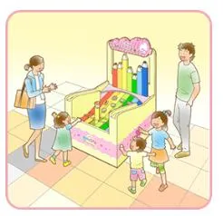 ころがし「ここたま」くじであそぼう！