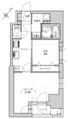 ミュージション東日本橋 間取図(Bタイプ)