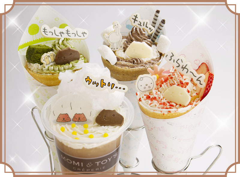 カピバラさん”が可愛いパンケーキやクレープで登場！ 「HANDS