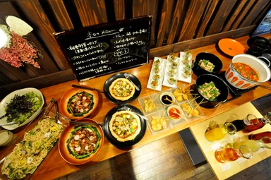 フリーフード、フリードリンクで