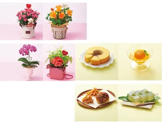 選べる花とスイーツギフト