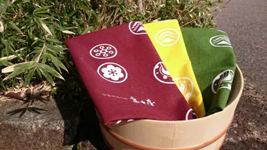 開湯5周年記念てぬぐい