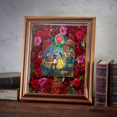 ディズニー フラワーフレームアート「ヴィトライユ」 (ディズニー映画 『美女と野獣』より） 税込41,040円（本体価格38,000円）
