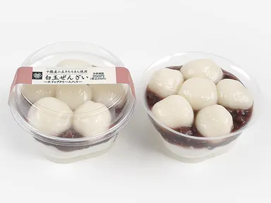 白玉ぜんざいホイップクリーム入り