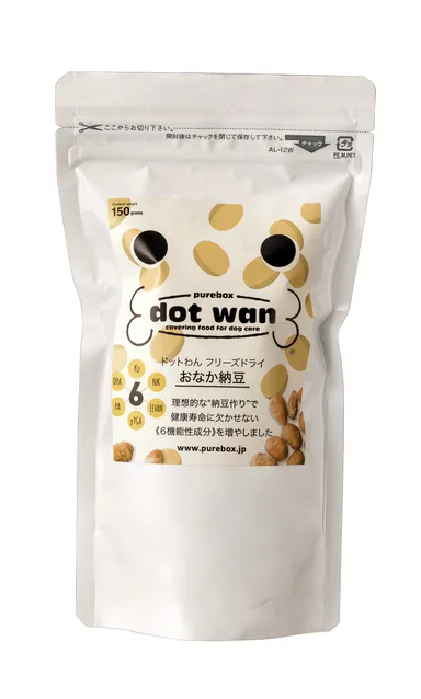 ドットわんフリーズドライ　おなか納豆　150g