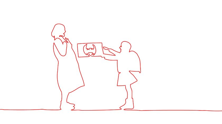 映像作家・奥下和彦氏が一本の赤い糸で描く＜母と子の絆＞
新作アニメーション映像『母の日参り―GIFT』
3月15日(水)より公開スタート！