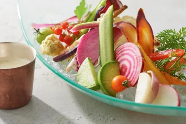 地元・三浦野菜を使用した「バーニャカウダ」
