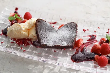 スイーツも自慢「ガトーショコラ」