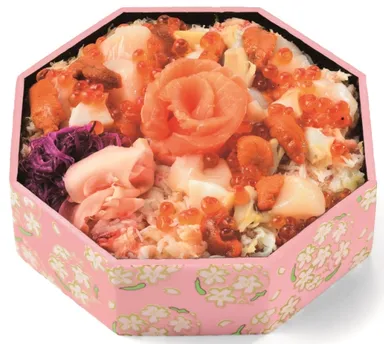 函館朝市 栄屋 海鮮ちらし弁当