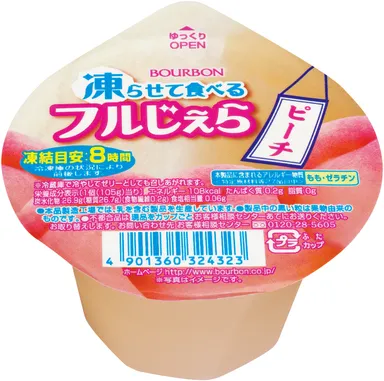 凍らせて食べるフルじぇらピーチ