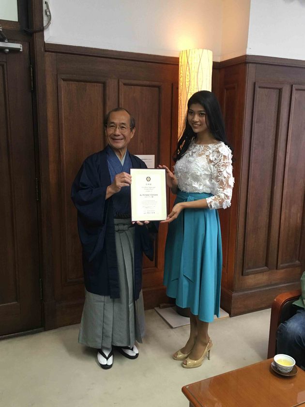 ミス・ワールド2016日本代表 PRIYANKA YOSHIKAWAが、
「京都国際観光大使」に就任　
― 京都の魅力を世界に発信 ―