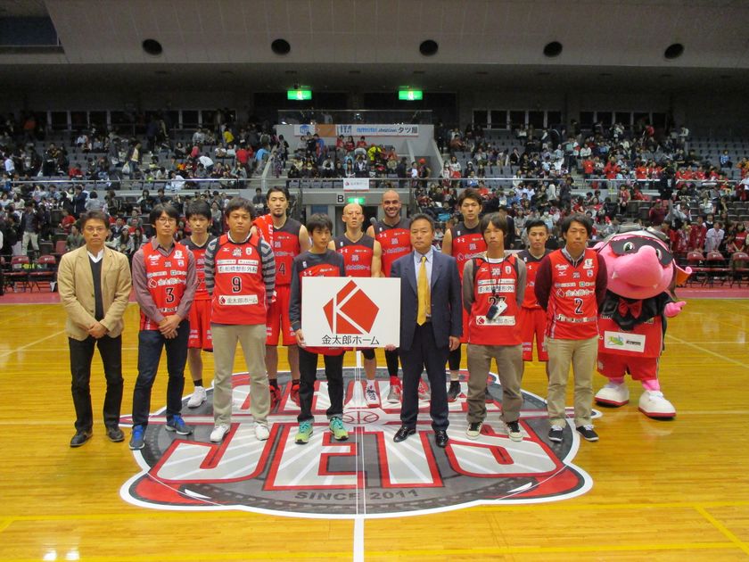 B.LEAGUE 千葉ジェッツの日本一をサポート！
金太郎ホームがスポンサー契約更新　
3月25日・26日ホームゲームで冠試合を開催