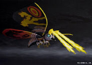 S.H.MonsterArts モスラ(成虫)＆モスラ(幼虫) Special Color Ver.　光線エフェクト　※画像はイメージです。　TM & (C)TOHO CO., LTD.
