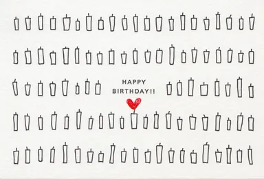 with love ハート形の火に愛をこめて