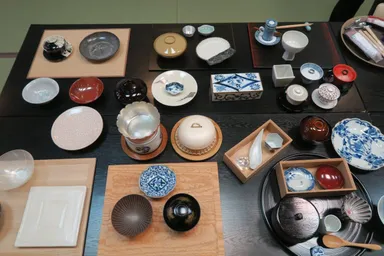 九州佐賀の有田焼など食器も選び抜いた創作和会席 2