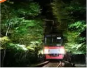 叡山電車・もみじのトンネル