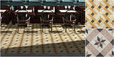 CRIOSオリジナル柄のタイルカーペット 3