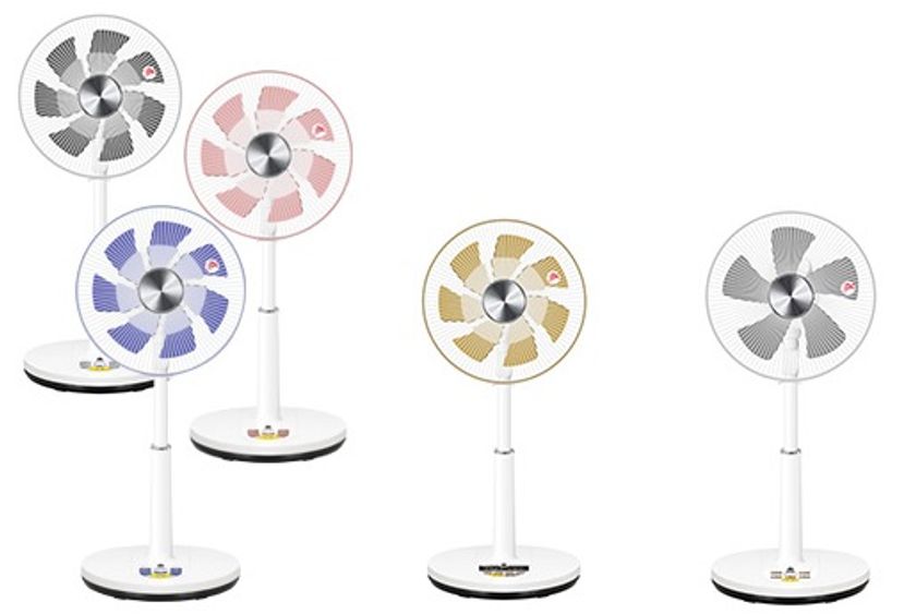 - 2017年YAMAZENオリジナル扇風機 -
より快適に使用できる新機能搭載の
DCリビング扇風機3機種を4月上旬より新発売！