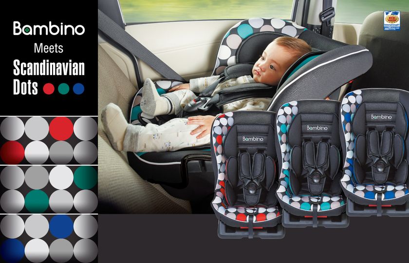 ママでも取り扱いが簡単な人気の『バンビーノ』に
おしゃれな北欧風ドット柄が4月下旬に登場！