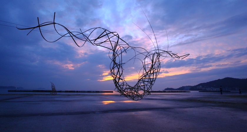 奈良県・橿原神宮にて巨大な竹アート作品「金鵄」の
奉納奉告祭を4月2日(日)実施！