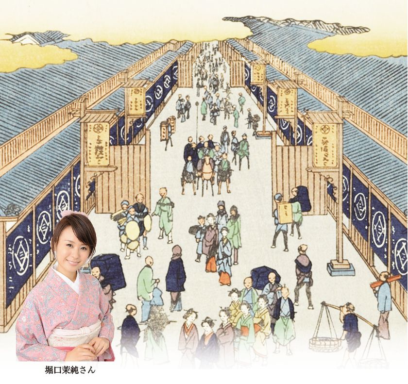 お江戸ル 堀口茉純さんによる“江戸っ子研修”
新入社員12名が東京都 江戸東京博物館を観覧