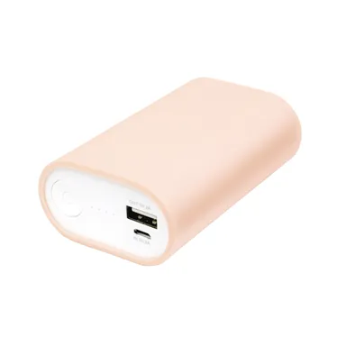 マカロンバッテリー　ピンクオレンジ