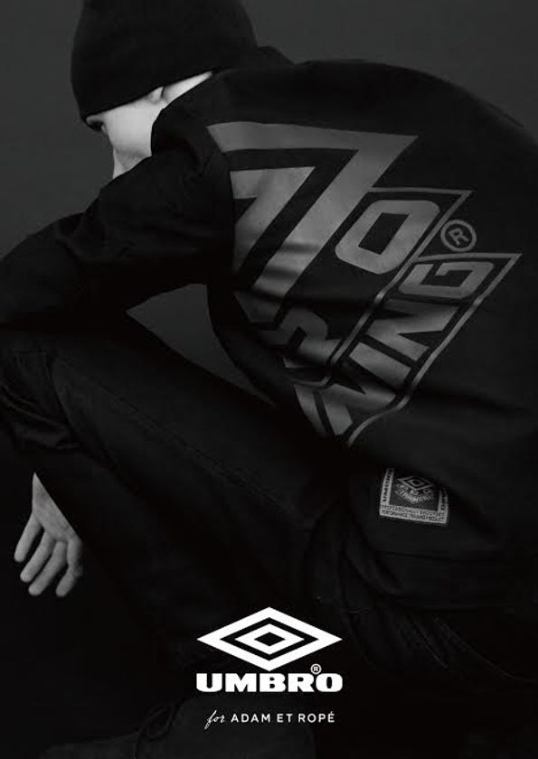 ADAM ET ROPE × UMBRO　クラシックな装いを施した
トラックジャケットなど3種のコレクションを3月31日発売