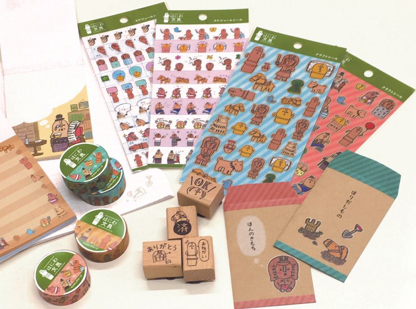 話題急上昇中の“はにわ”モチーフの文具がついに登場！
4月1日(土)東急ハンズ※にて先行販売※一部店舗除く