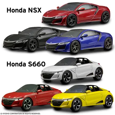 KYOSHO 1/64スケール ホンダNSX＆S660ミニカーコレクション 画像02