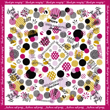 SHOGO SEKINE氏オリジナルイラストのラッピングペーパーデザイン詳細