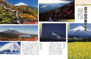 本誌「名峰の四季」