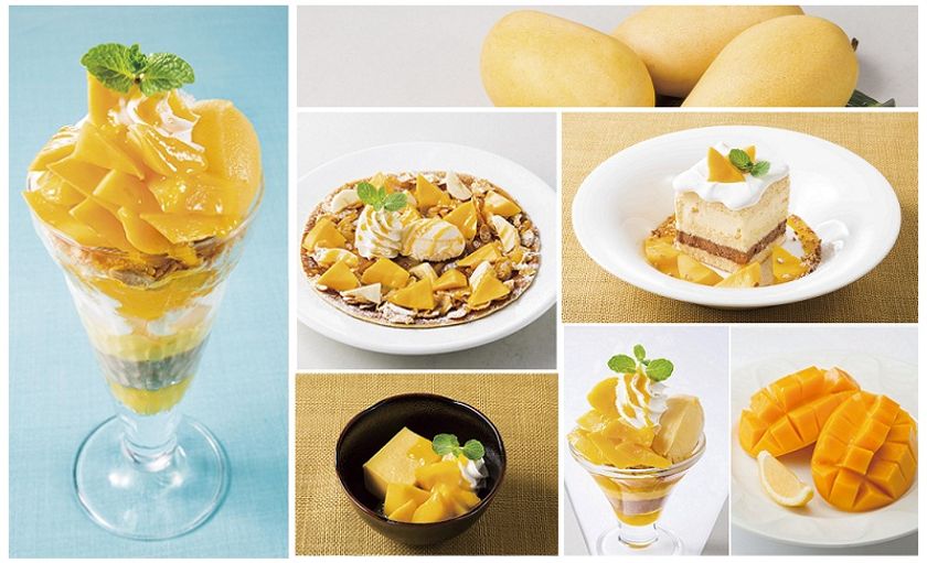 デニーズ×マンゴーデザート
なめらか・濃厚・ジューシーな果実をたっぷりと!
6種類のとろけるスイーツ 2017年4月11日(火)販売開始