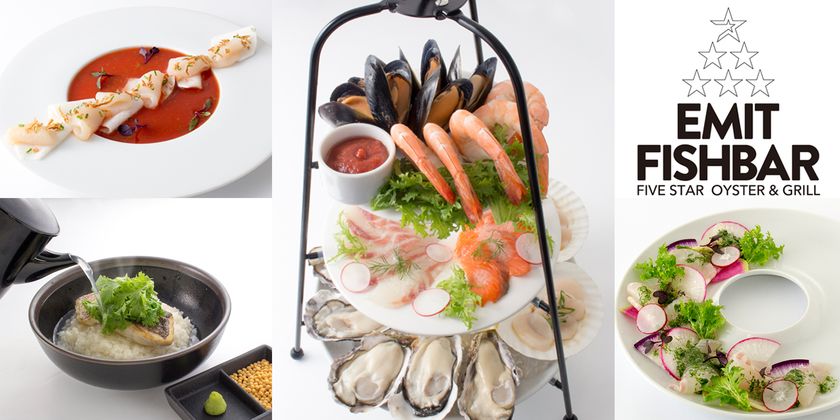 銀座エリア最大の商業施設「GINZA SIX」6階へオープン
新ブランド「EMIT FISHBAR（エミットフィッシュバー）」 
4/20 NEWオープン!
