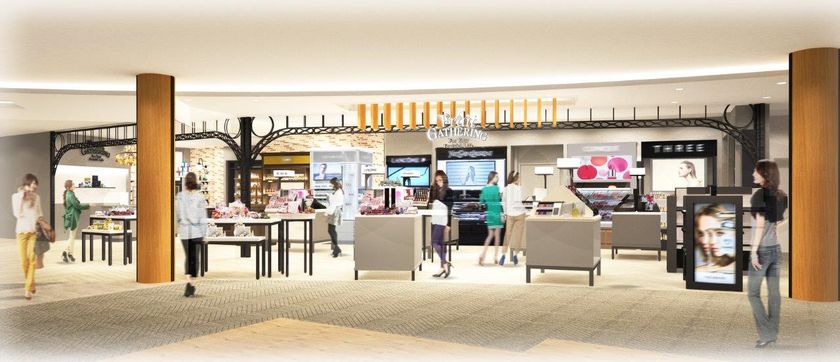 話題のコスメを自由に選べる・試せる、そしてギフトに！
セミセルフ型ビューティーセレクトショップ
『フルーツギャザリング ペリエ千葉エキナカ店』
4月27日(木)オープン！