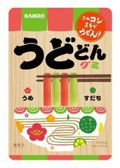 このコシ、まるでうどん！讃岐うどんのような弾力食感グミ　カンロ「うどどんグミ」全国のミニストップで4月11日先行販売！