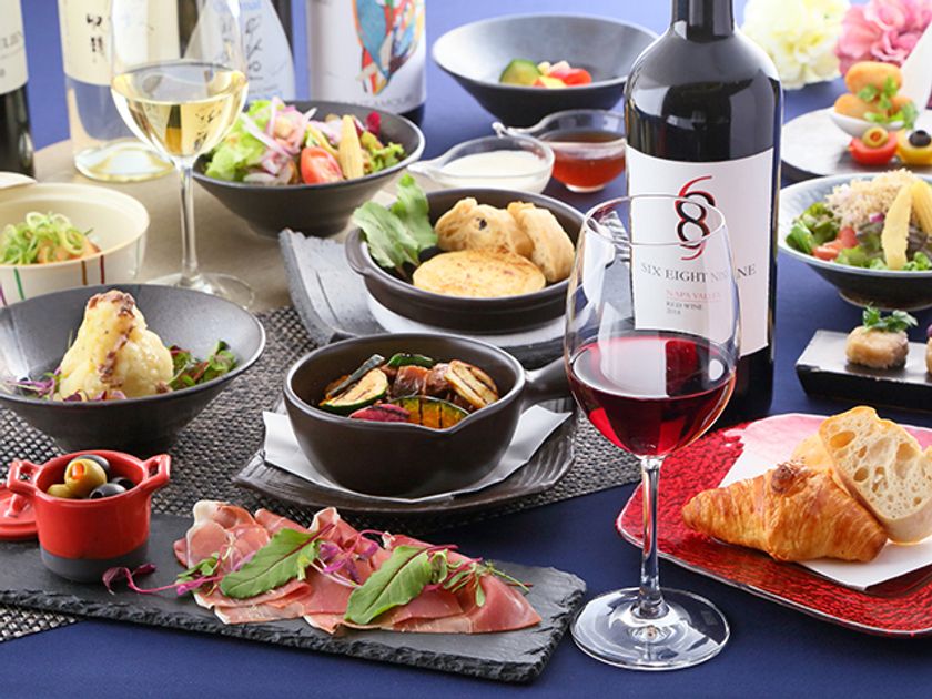 大阪“隠れ家和食店”『梅田 璃泉 Risen』、
厳選ワインを“バイザグラス”で味わえるプロモーションと
タパス料理食べ放題フェアを同時開催