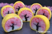 絵巻き寿司「桜の木」