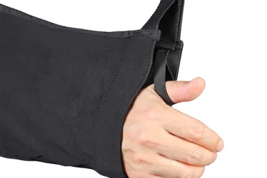 アームスリングエアーの親指ループ