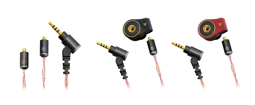 イヤホンのパフォーマンスを最大限に引き出す単結晶銅を採用
　Φ2.5mmプラグバランス接続ケーブル登場