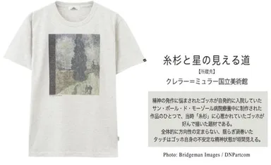 糸杉と星の見える道