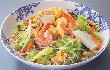 海鮮と【国産野菜】の台湾焼きビーフン